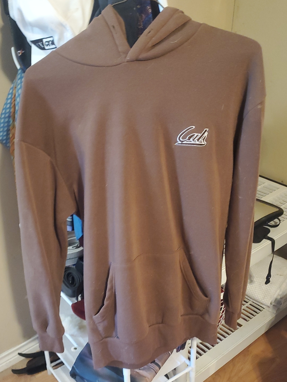 Original Deluxe Brown 'Cali' Pullover Hoodie